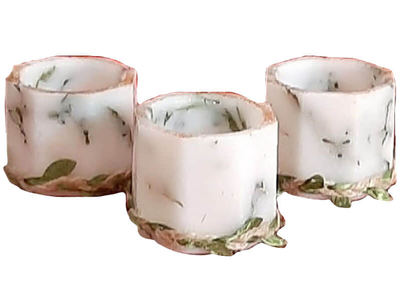 Soy and Paraffin Wax Blend Dry Leaves Candles
