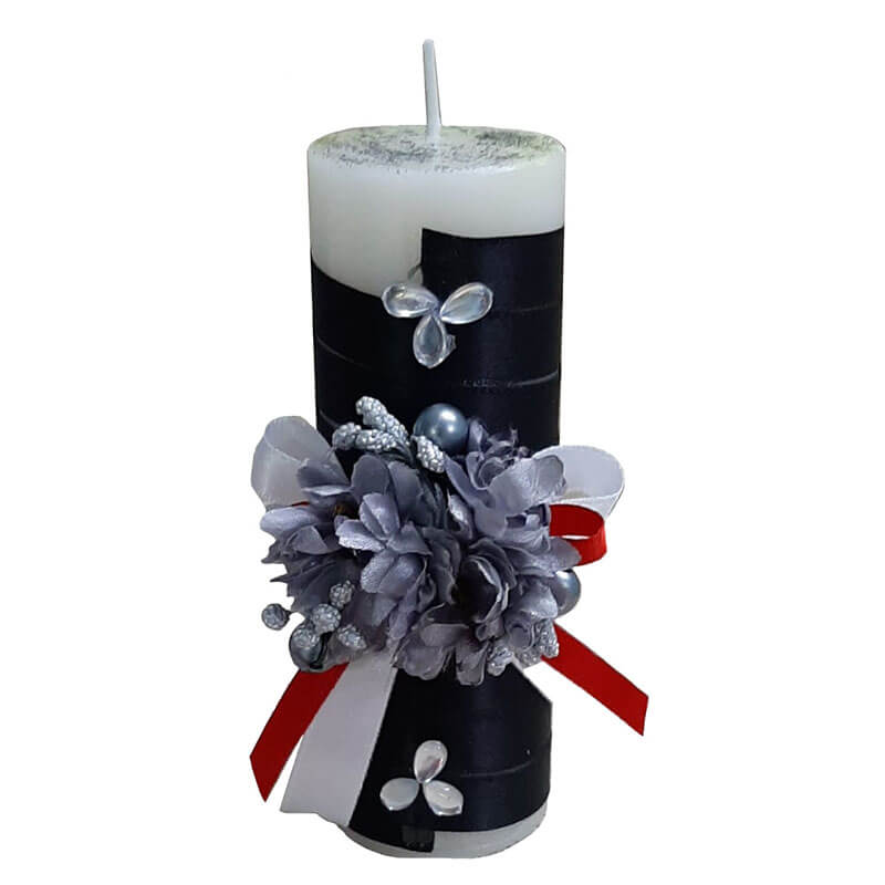Soy and Paraffin Wax Blend Floral Scented Candle