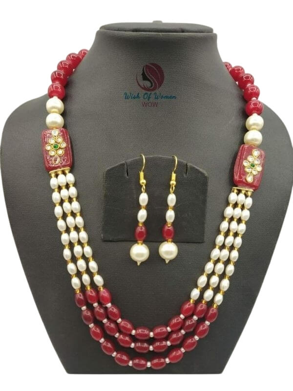 Glass Beads Jewellery Set