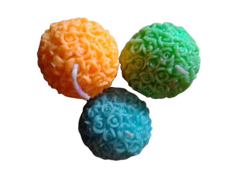 Refined Wax Multi Scented Ball Candles