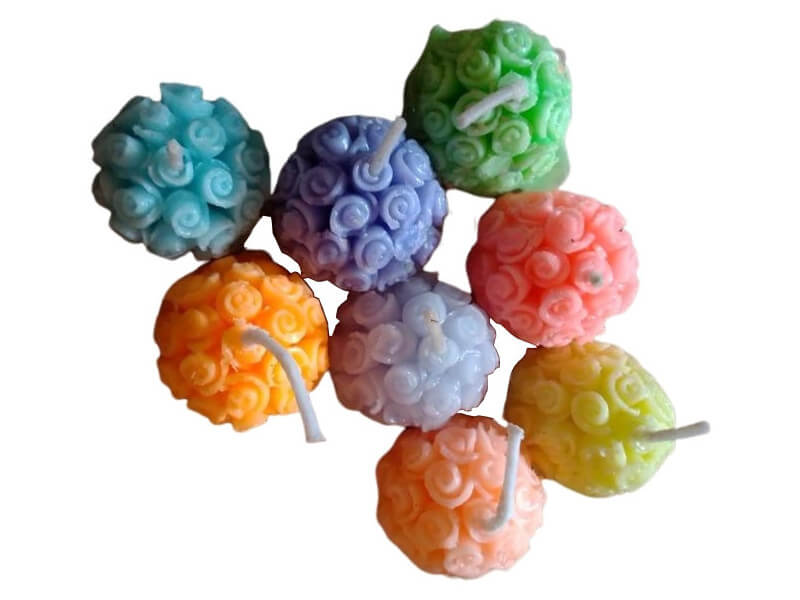 Refined Wax Multi Scented Ball Candles