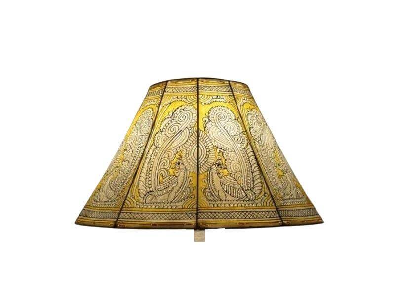 Leather Lamp Shade (Height: 12 Inch, Width: 18 Inch)