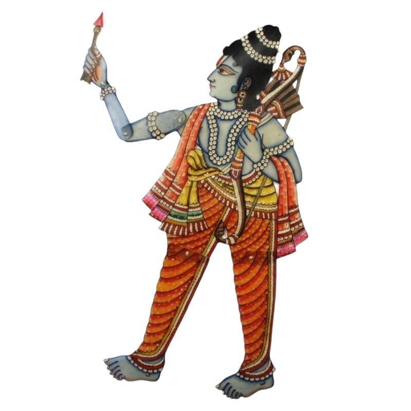 Leather Puppet of Lord Ram (24 Inch)