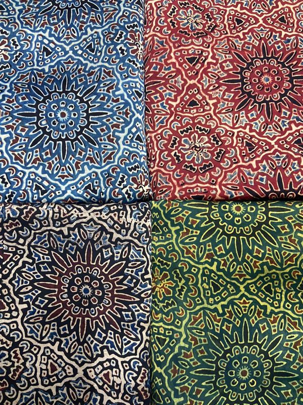 Ajrakh Cotton Fabric (6 Metre x 1.14 Metre)