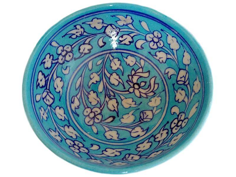 Blue Pottery Bowl (4 Inch)
