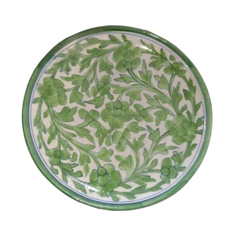 Blue Pottery Wall Hanging Plate (8 Inch, 10 Inch, 12 Inch)