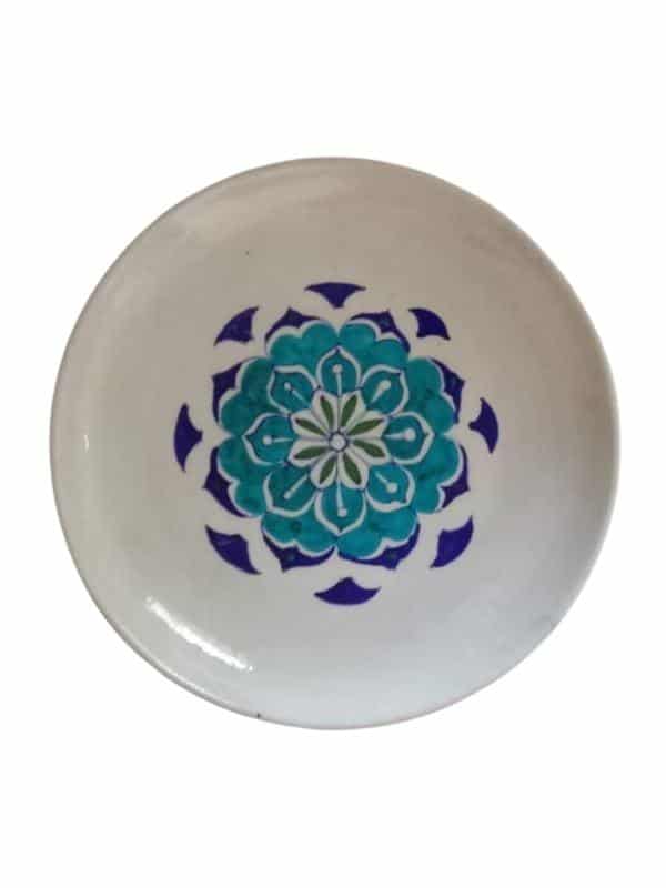 Blue Pottery Wall Hanging Plate (8 Inch, 10 Inch, 12 Inch)