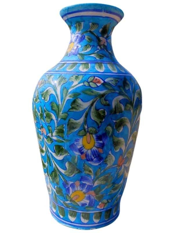 Blue Pottery Vase (8 Inch, 10 Inch, 12 Inch)