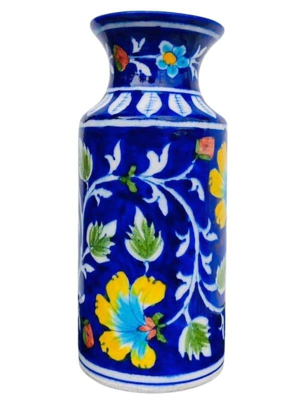 Blue Pottery Vase (8 Inch, 10 Inch, 12 Inch)