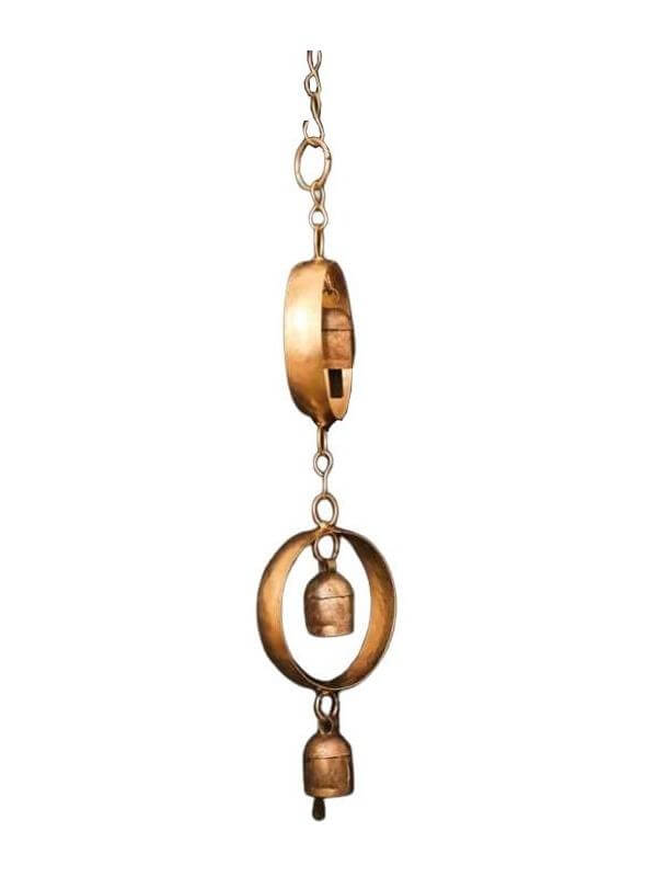 Copper Coated Iron Bells - 120 gms (Height: 13 Inch, Width: 3.5 Inch)