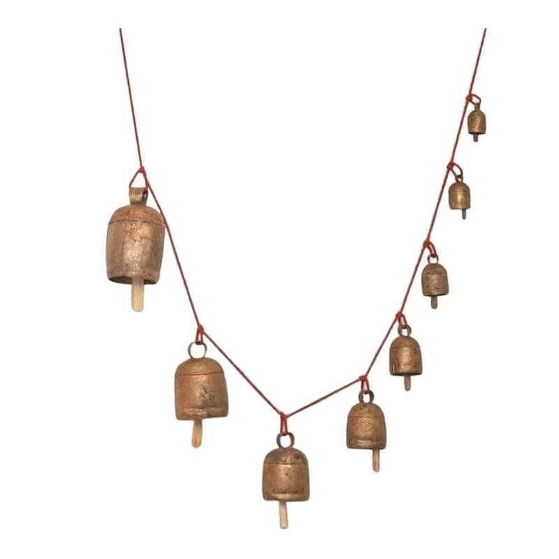 Copper Coated Iron Bells - 600 gms (Length: 60 Inch)