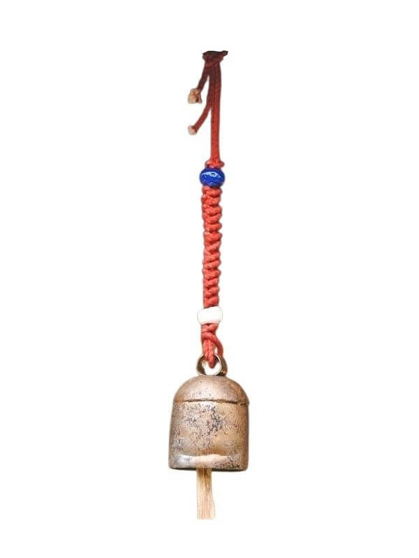 Copper Coated Iron Bell - 80 gms (Height: 10 Inch, Width: 3 Inch)