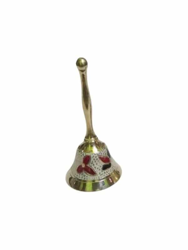 Brass Handcrafted Puja Bell (5 Inch)