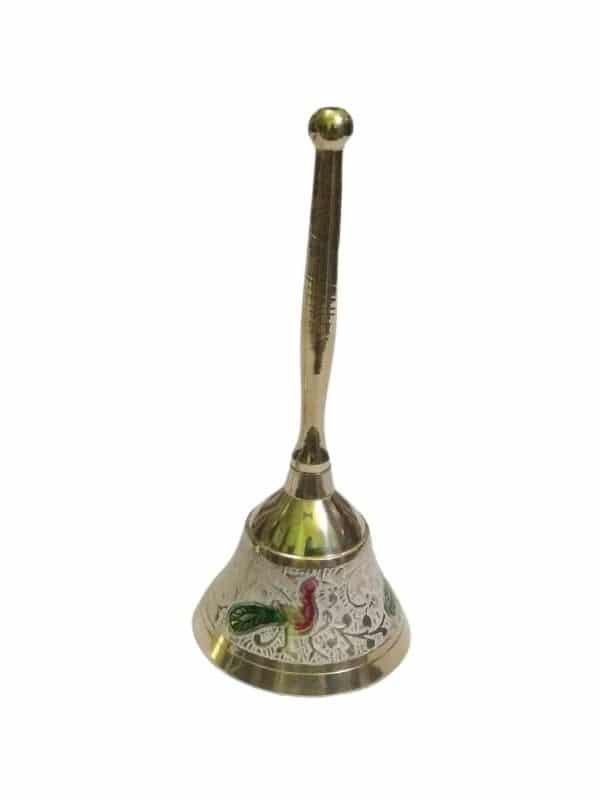 Brass Handcrafted Puja Bell (6 Inch)