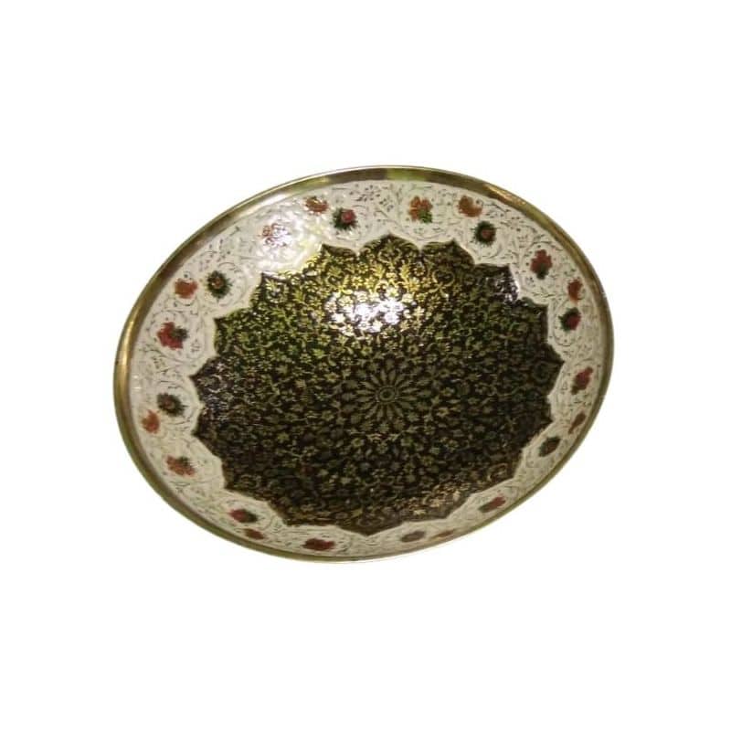 Handcrafted Brass Fruit Bowl (7.5 Inch)