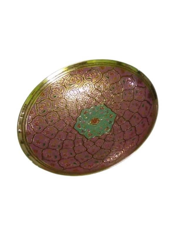 Handcrafted Brass Fruit Bowl (8 Inch)