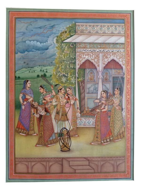 Mughal Miniature Painting (11 Inch x 16 Inch)