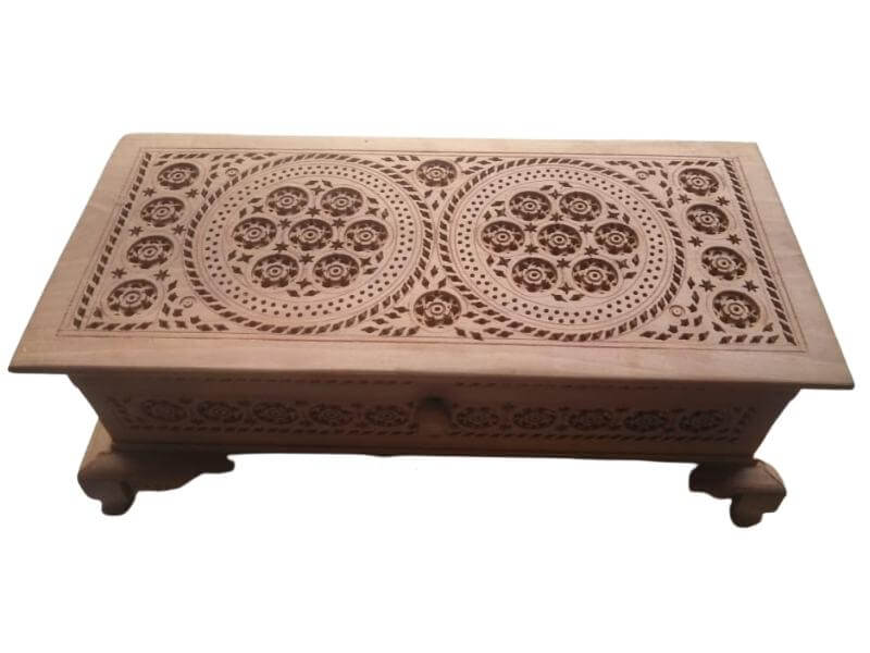 Loquat Wood Jali Box (35 to 45 Inch)