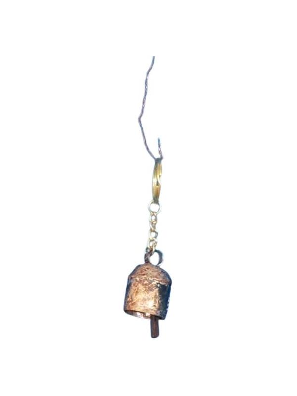 Copper Coated Iron Bell Key Chain - 30 gms (4 Inch)