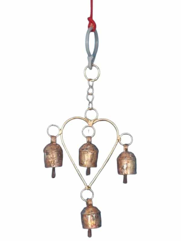Copper Coated Iron Bells - 100 gms (8 Inch)