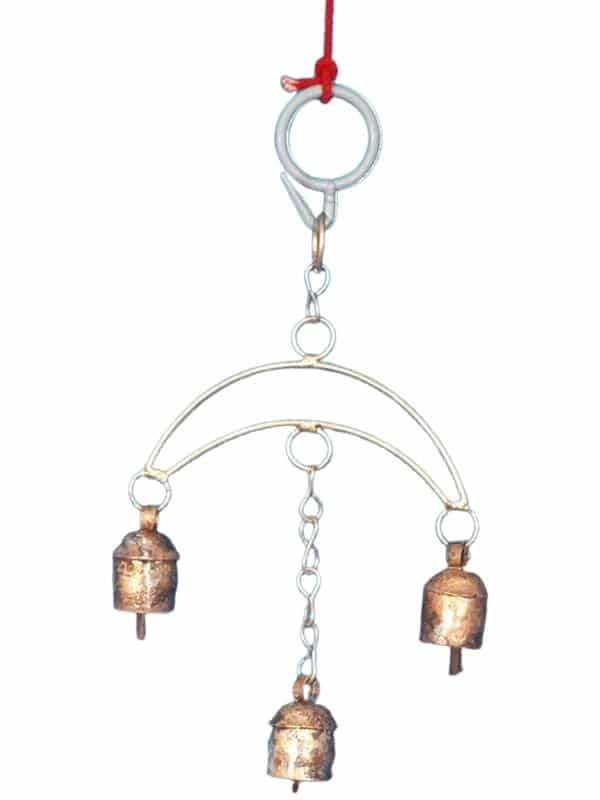 Copper Coated Iron Bells - 100 gms (9 Inch)
