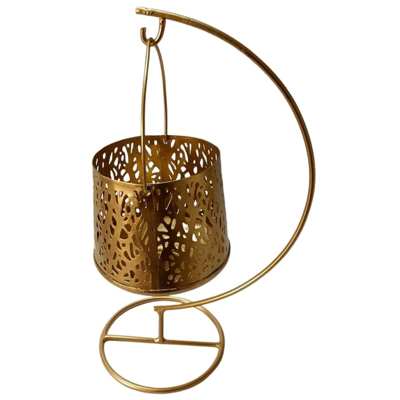 Iron Wire Modern Design Hanging Candle Holder