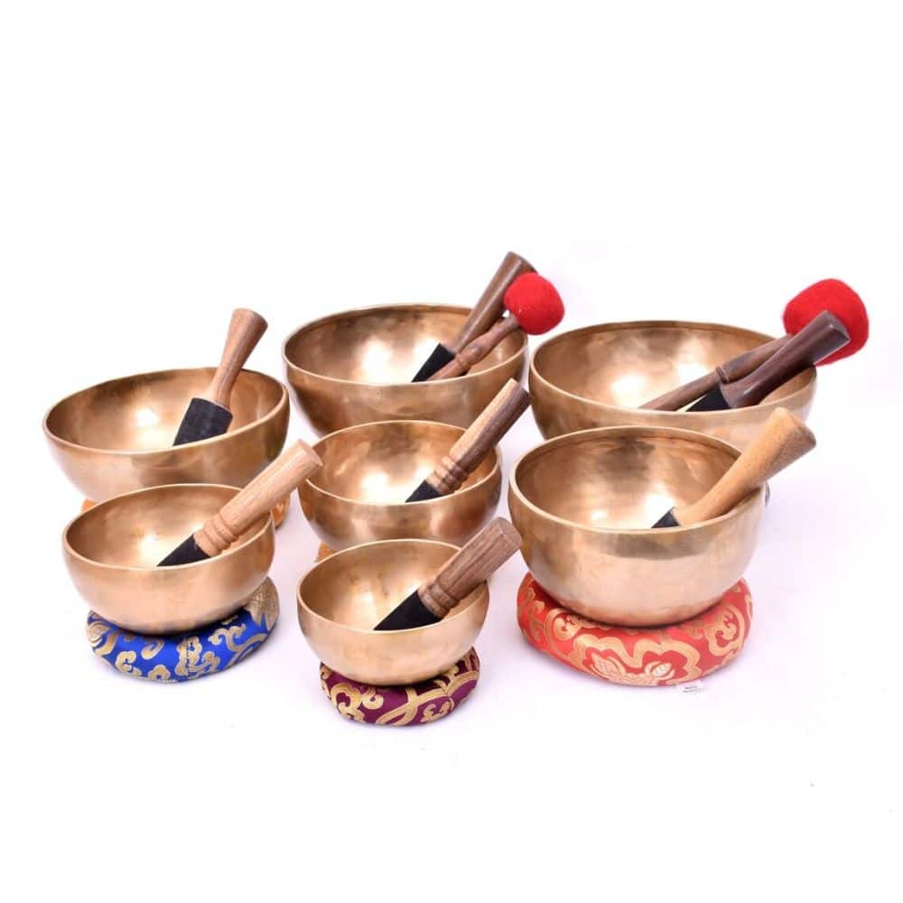 7 Chakra Bronze Singing Bowls